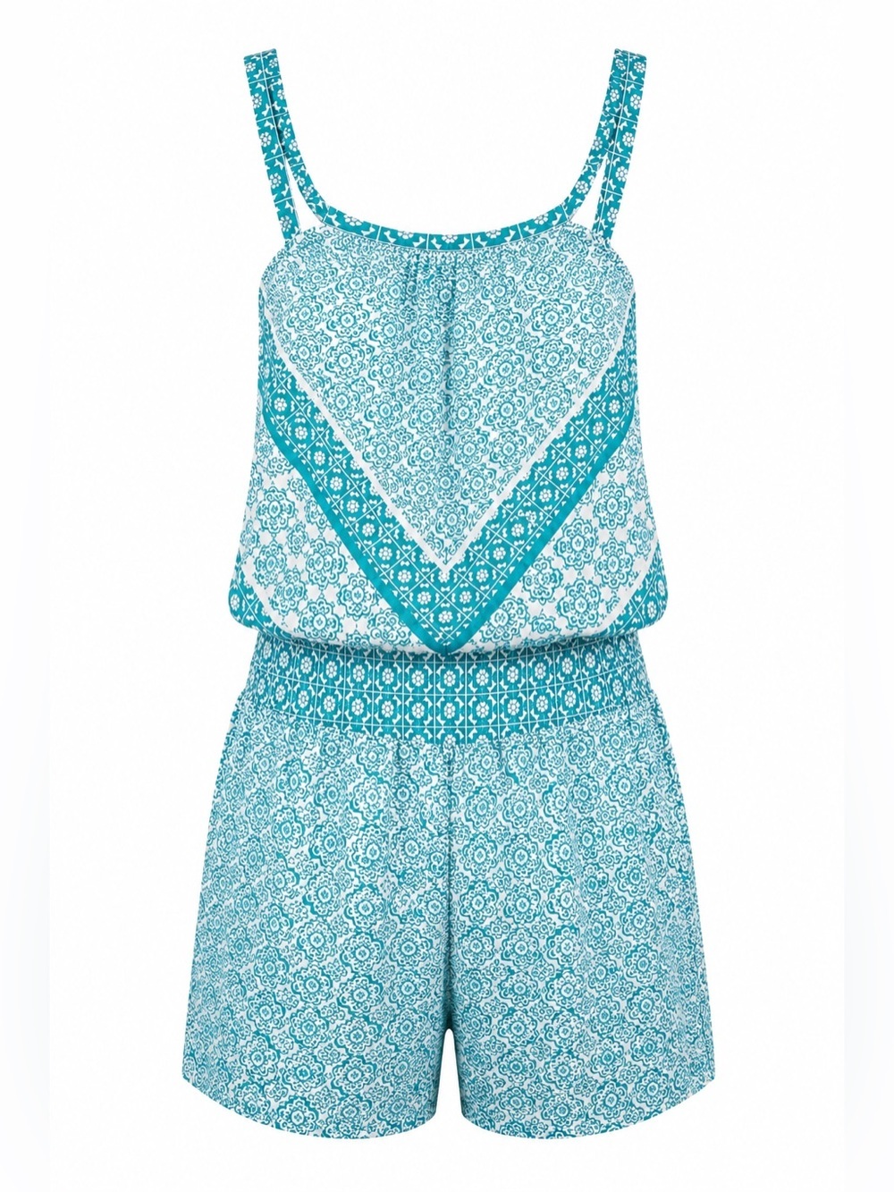 New York & Company NWT teal romper, large